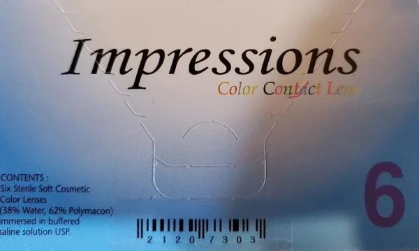 IMPRESSIONS COLOR CONTACTS